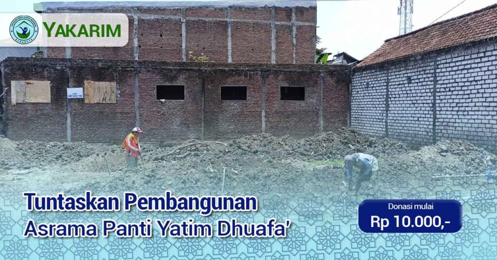 Bangun Mushola dan Asrama Yatim