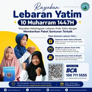 Wujudkan Kebahagiaan Lebaran Anak Yatim