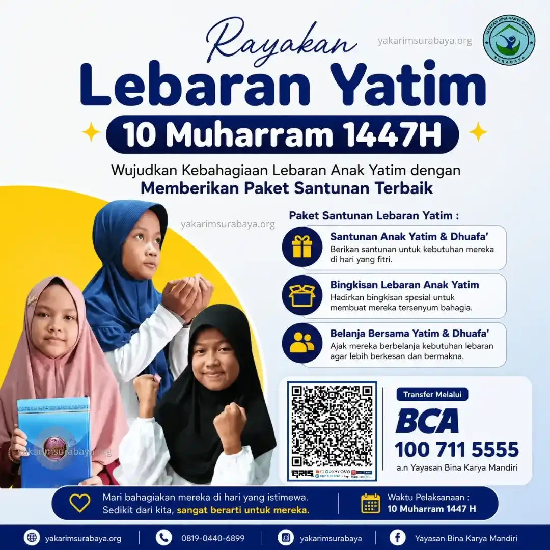 Wujudkan Kebahagiaan Lebaran Anak Yatim