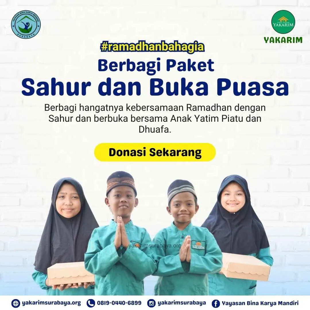 Keutamaan Buka Puasa dengan Anak Yatim di Surabaya: Berbagi Berkah Ramadhan