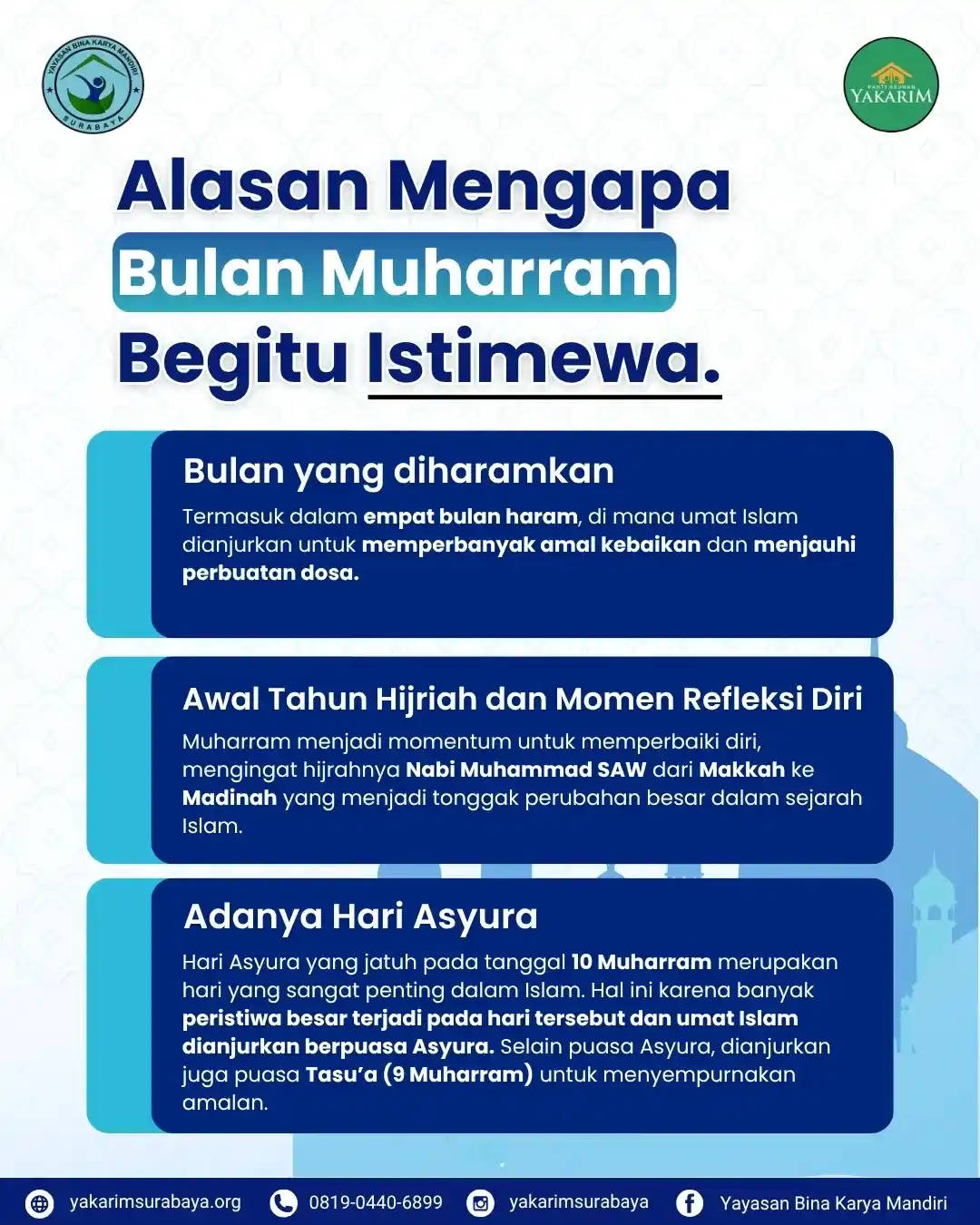 Keistimewaan Bulan Muharram yang Wajib Diketahui Umat Islam