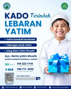 Kado Lebaran Yatim Terindah di Panti Yakarim Surabaya