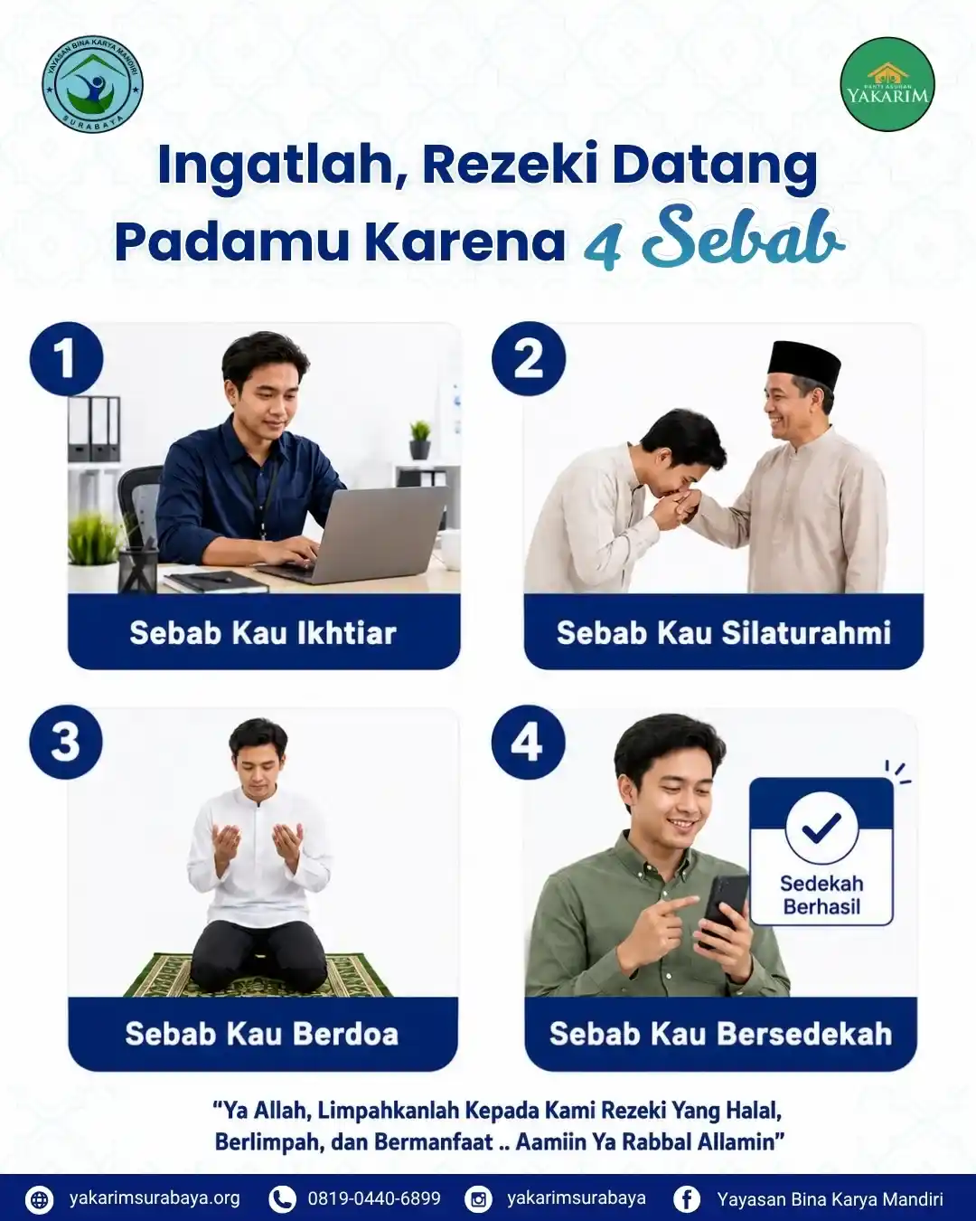 4 Sebab Rezeki Datang Padamu, Sudahkah Kamu Lakukan?